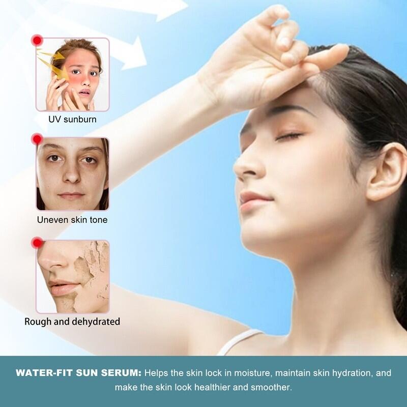 Sérum Solar Water-Fit SPF50+ PA+++ 50ml – Protección Invisible, Hidratación Profunda y Cuidado Diario para Todo Tipo de Piel